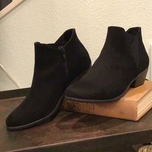 Madeline Black Ankle Booties